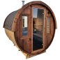 Preview: Holzfass-Sauna von buci 2 Meter lang