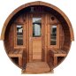 Preview: Wooden barrel sauna from buci 450 cm