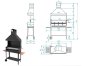 Preview: Charcoal and Wood Grill BVE-104 from FM Calefacción