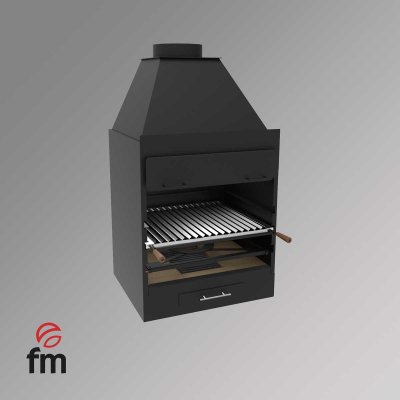 Charcoal and Wood Grill BF-60 from FM Calefacción