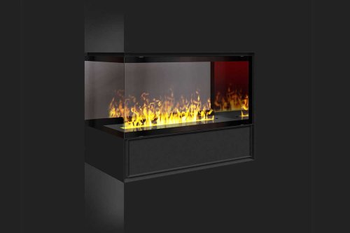 The Flame electric fireplace Hip 50 3 sides U