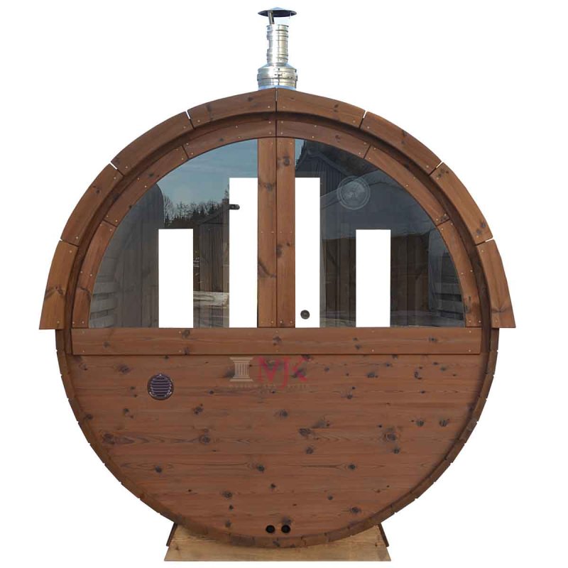 Wooden barrel sauna from buci 200 cm