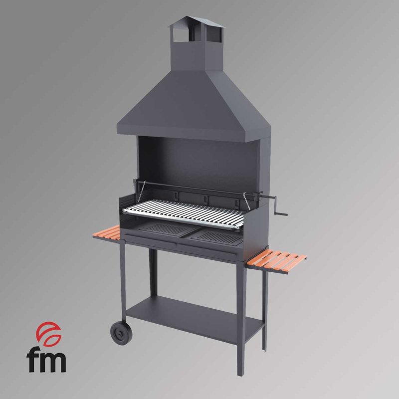 Charcoal and Wood Grill BVE-104 from FM Calefacción
