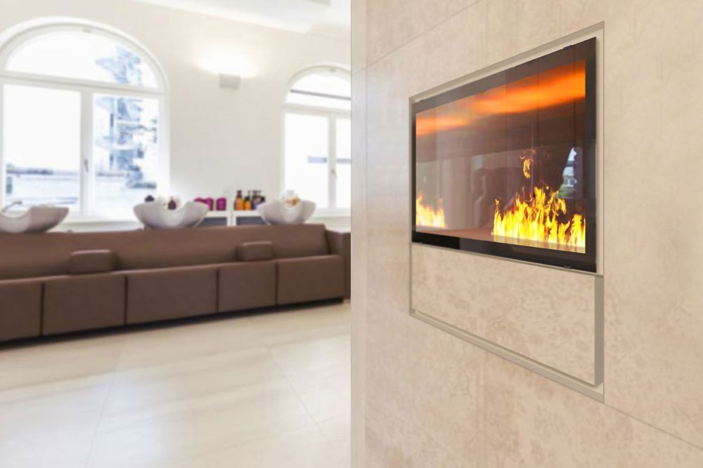 The Flame electric fireplace Hip 50 Front